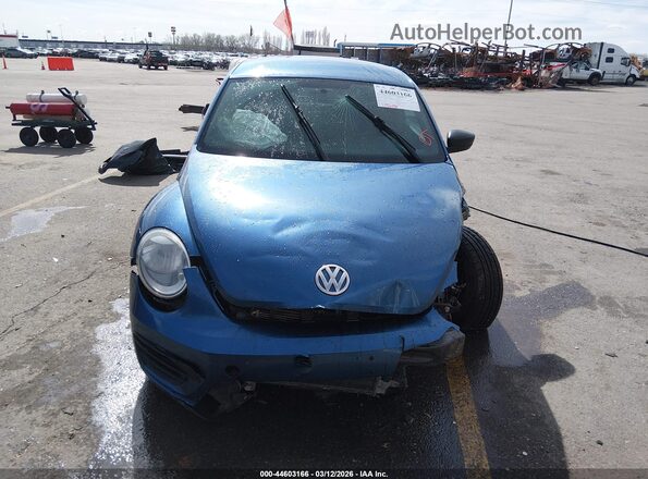3VWF17AT9HM624264 2017 VOLKSWAGEN BEETLE Синий Вид задней части салона