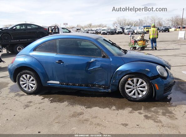 3VWF17AT9HM624264 2017 VOLKSWAGEN BEETLE Синий Панорамный вид салона 360°