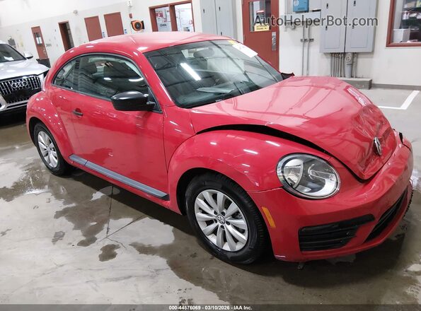 3VWFD7AT1JM707488 2018 VOLKSWAGEN BEETLE Красный Передняя правая четверть
