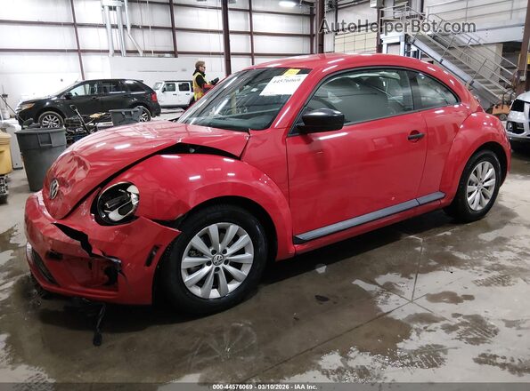 3VWFD7AT1JM707488 2018 VOLKSWAGEN BEETLE Красный Передняя левая четверть
