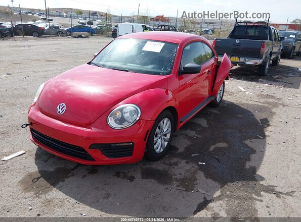 3VWFD7AT3JM704785 2018 VOLKSWAGEN BEETLE Красный Передняя левая четверть