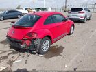 2018 Volkswagen Beetle 2.0t Coast/2.0t S Красный vin: 3VWFD7AT3JM704785