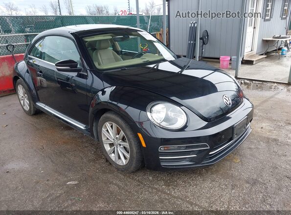 3VWJD7AT2JM702343 2018 VOLKSWAGEN BEETLE Черный Передняя правая четверть