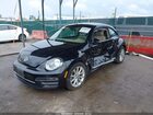 2018 Volkswagen Beetle 2.0t Se Черный vin: 3VWJD7AT2JM702343