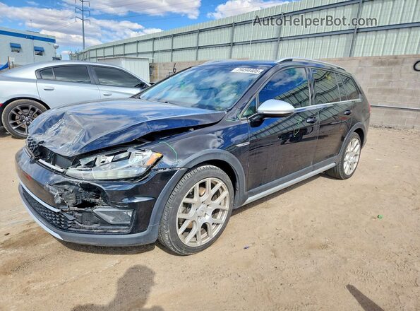 3VWM17AU4JM756855 2018 VOLKSWAGEN GOLF Черный Передняя левая четверть