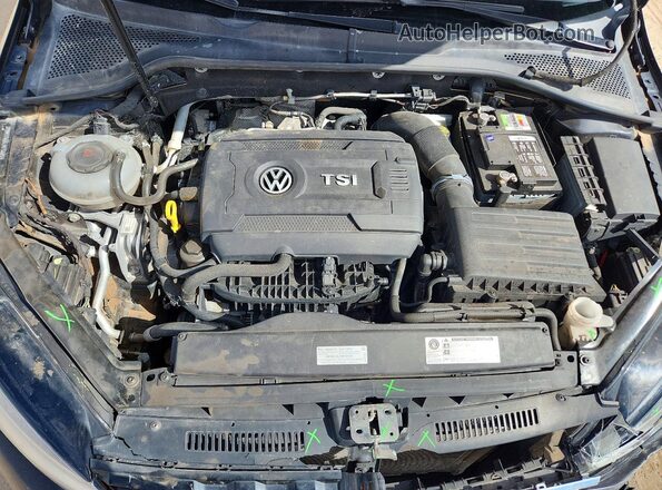3VWM17AU4JM756855 2018 VOLKSWAGEN GOLF Черный Вид задней части салона