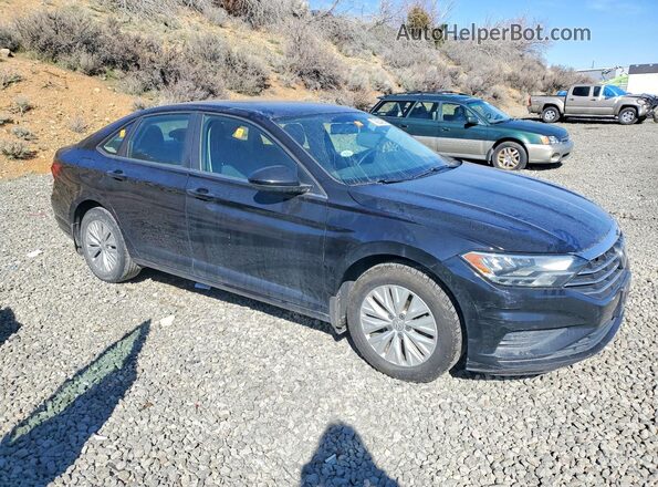 3VWN57BU5KM261119 2019 VOLKSWAGEN JETTA Черный Передняя правая четверть