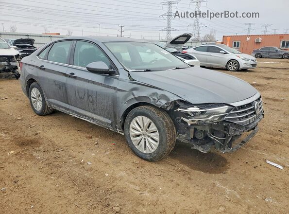 3VWN57BU9KM090360 2019 VOLKSWAGEN JETTA Gray Առջևի աջ