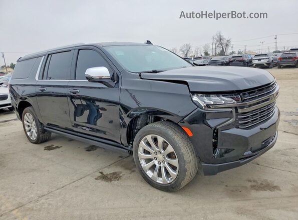 1GNSKFKDXNR233383 2022 CHEVROLET SUBURBAN Black Delantero derecho