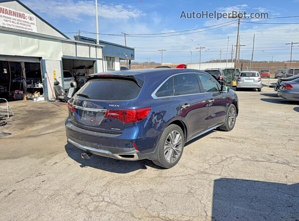 5FRYD4H54HB006216 2017 ACURA MDX Синий Вид спереди