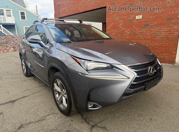 JTJBARBZ0H2112560 2017 LEXUS NX Серый Передняя левая четверть