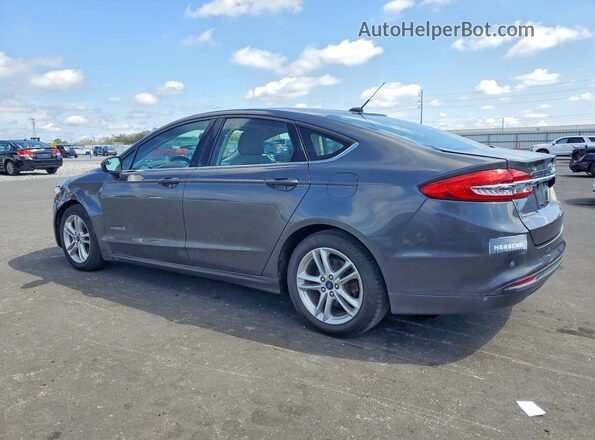 3FA6P0LU4JR268948 2018 FORD FUSION Gray Trasero derecho
