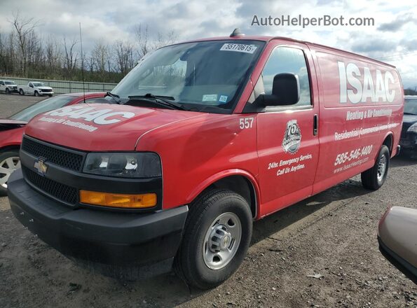 1GCZGHF71P1211718 2023 CHEVROLET EXPRESS Белый Передняя левая четверть