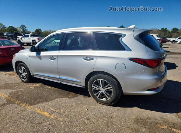 5N1DL0MN6KC555546 2019 INFINITI QX60 Серебряный Задняя правая четверть