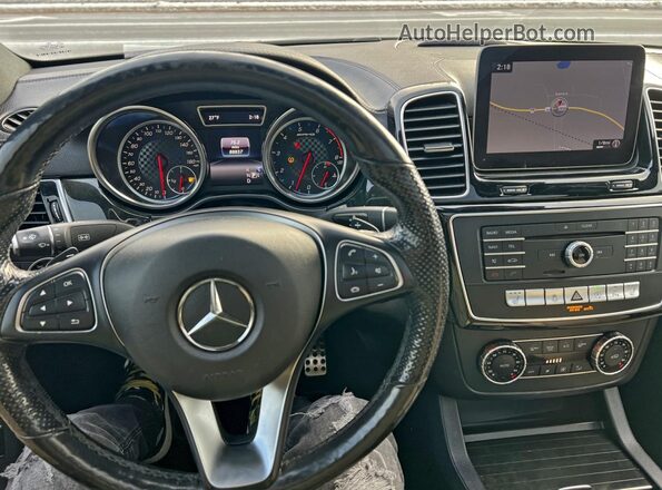 4JGED6EB1KA142762 2019 MERCEDES-BENZ GLE Черный Вид панели приборов