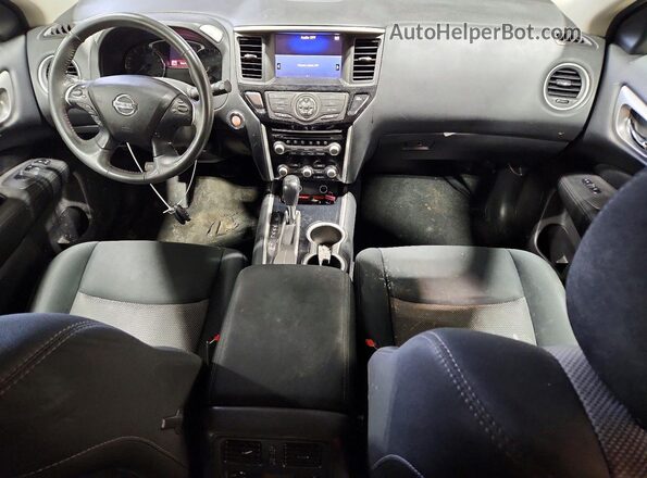 5N1DR2MN8HC612073 2017 NISSAN PATHFINDER Gray Vista del cuadro de instrumentos