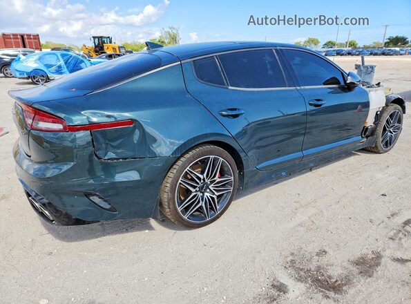 KNAE55LCXN6120142 2022 KIA STINGER Черный Передняя правая четверть