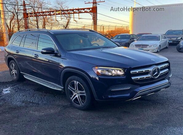4JGFF5KE2LA103431 2020 MERCEDES-BENZ GLS Синий Задняя левая четверть
