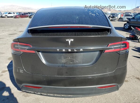 5YJXCAE21KF162987 2019 TESLA MODEL X Серый Вид салона спереди