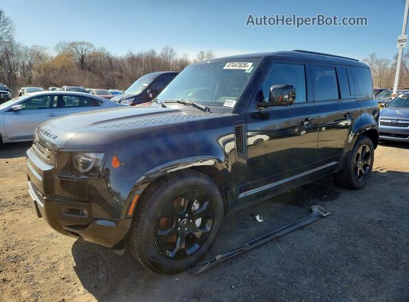 SALE27RU8N2092574 2022 LAND ROVER DEFENDER Черный Передняя левая четверть