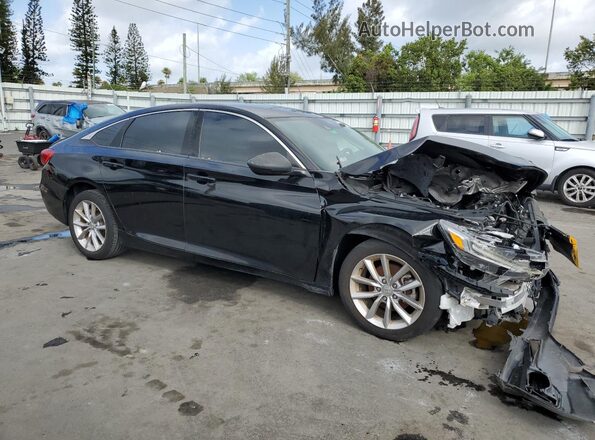 1HGCV1F16NA043314 2022 HONDA ACCORD Черный Вид спереди
