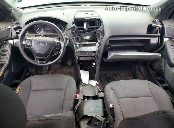 1FM5K8AR0JGC18195 2018 FORD FORD EXPLORER Black Dashboard view