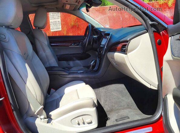 1G6AH1RX6G0131871 2016 CADILLAC ATS Красный Вид сзади