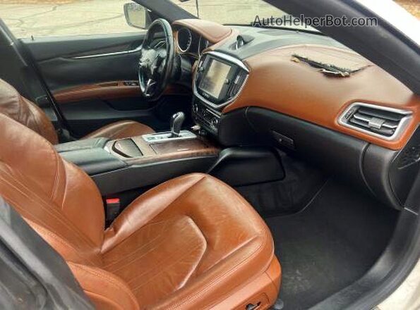 ZAM57RSA0G1172444 2016 MASERATI GHIBLI Белый Вид сзади