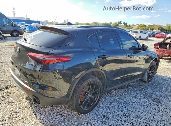 ZASPAJAN9K7C59485 2019 ALFA ROMEO STELVIO Black Przód prawy