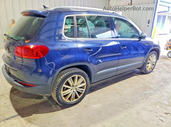 WVGBV7AX1GW545593 2016 VOLKSWAGEN TIGUAN Синий Передняя правая четверть