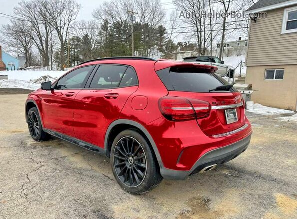 WDCTG4GB4KU018952 2019 MERCEDES-BENZ GLA Красный Задняя правая четверть