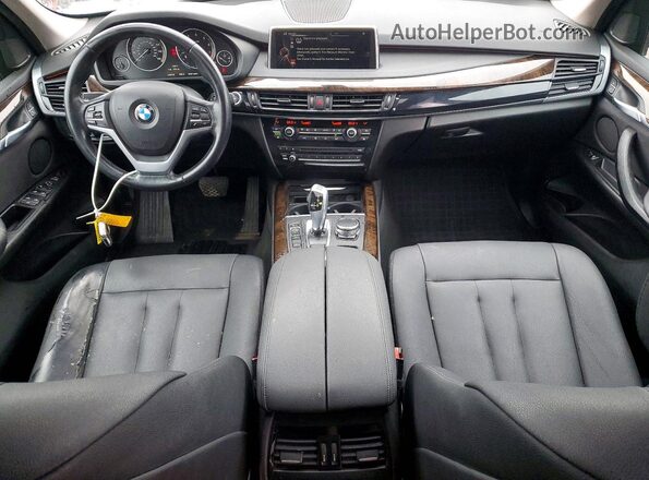 5UXKR0C58G0P25442 2016 BMW X5 Черный Вид щитка приборов