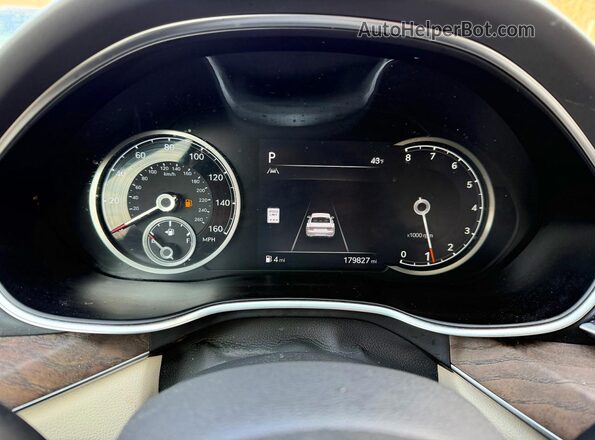 KMTGB4SC2NU092298 2022 GENESIS G80 Белый Вид щитка приборов