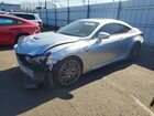 2016 Lexus Rc F Base Silver vin: JTHHP5BC8G5004960