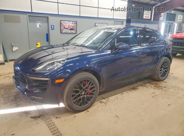 WP1AG2A50JLB63428 2018 PORSCHE MACAN Синий Задняя левая четверть
