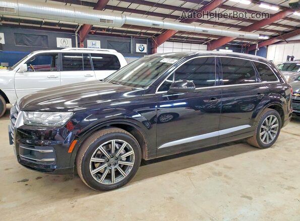 WA1VAAF72HD001632 2017 AUDI Q7 Black Przód lewy