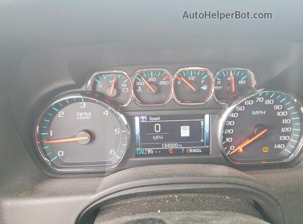 1GNSKBKC7HR254549 2017 CHEVROLET TAHOE Черный Вид щитка приборов