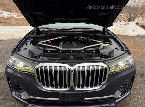 5UXCW2C52KLB43713 2019 BMW X7 Gray Widok deski rozdzielczej