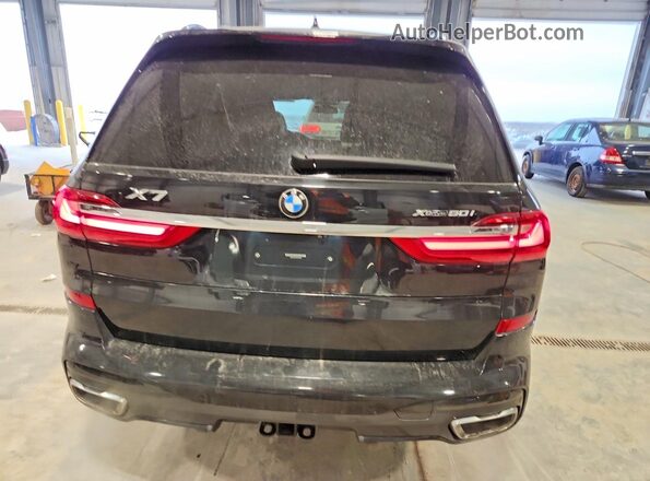 5UXCX4C51KLS37832 2019 BMW X7 Black Widok wnętrza z przodu