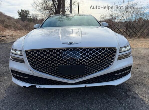 KMTGB4SC2NU092298 2022 GENESIS G80 Белый Панорамный вид салона 360°