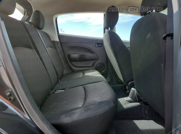 ML32AUHJ0RH016081 2024 MITSUBISHI MIRAGE Black Widok tylnych siedzeń