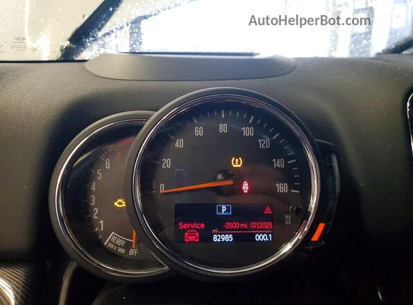 WMZYT5C50K3G92974 2019 MINI COOPER White უკანა სავარძლების ხედი