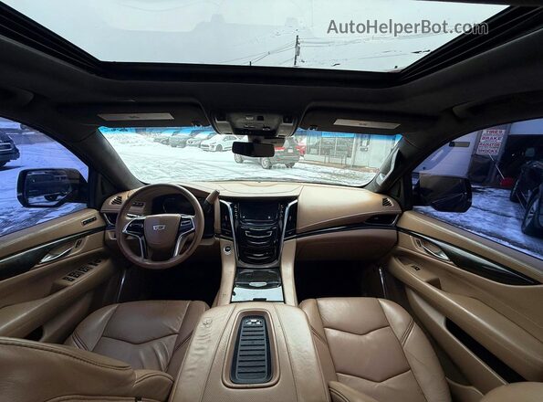 1GYS4KKJ7JR156350 2018 CADILLAC ESCALADE Черный Вид наклейки с VIN-кодом