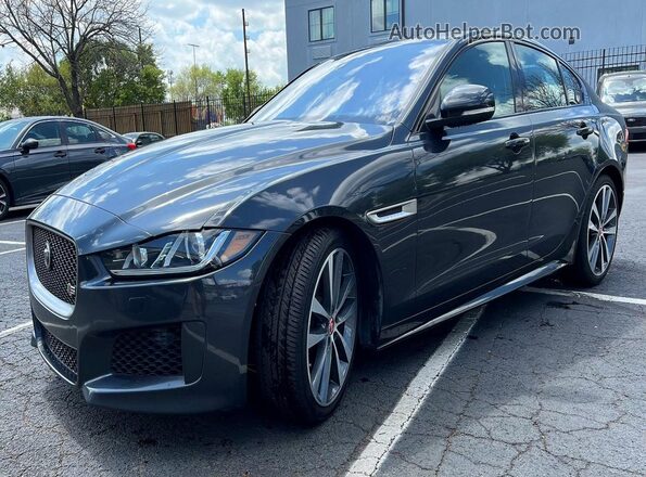 SAJAG4FV7KCP48855 2019 JAGUAR XF Charcoal Trasero derecho