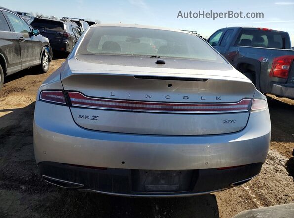 3LN6L5A96HR657467 2017 LINCOLN MKZ Серебряный Вид салона спереди