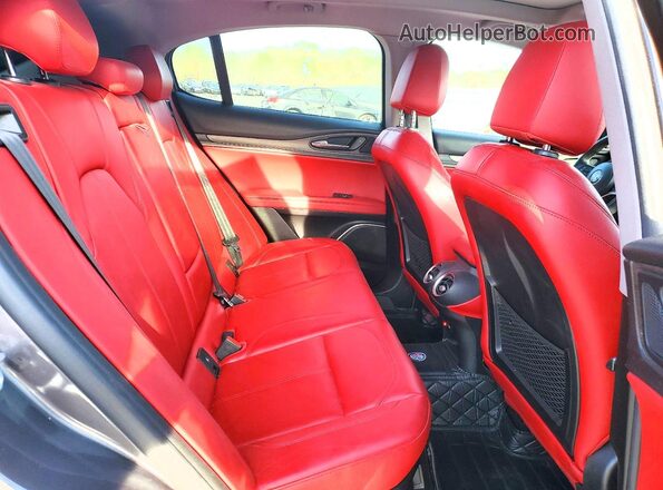 ZASPAKBN5K7C31140 2019 ALFA ROMEO STELVIO Gray Widok wnętrza z tyłu