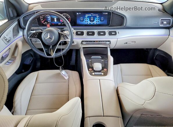 4JGFF5KE8SB445376 2025 MERCEDES-BENZ GLS Белый Вид щитка приборов
