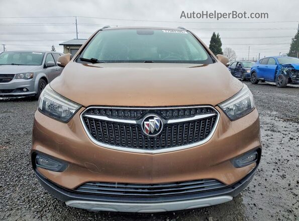 KL4CJ1SB3HB144568 2017 BUICK ENCORE Коричневый Вид сзади
