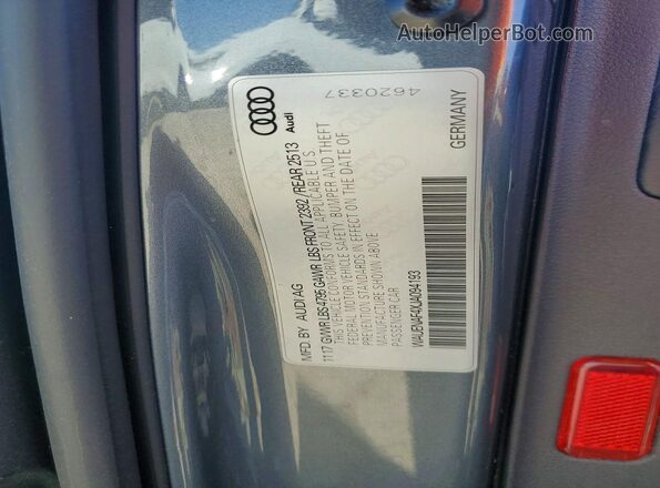 WAUENAF4XJA094193 2018 AUDI OTHER Черный Вид наклейки с VIN-кодом