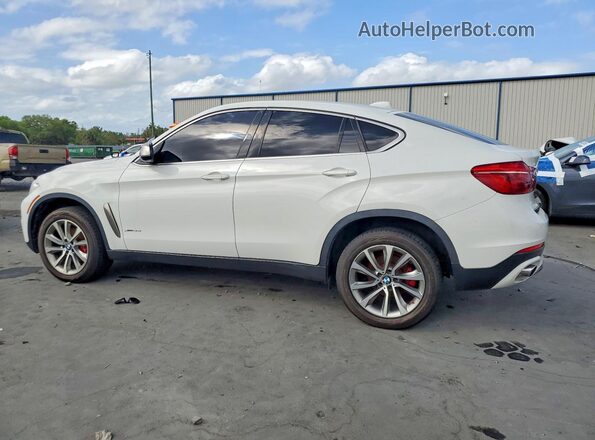 5UXKU2C37H0U29418 2017 BMW X6 Белый Задняя правая четверть